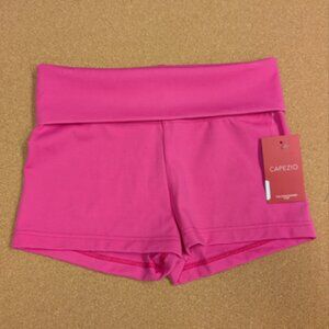Capezio Hot Pink Women's Fold Over Boy Shorts